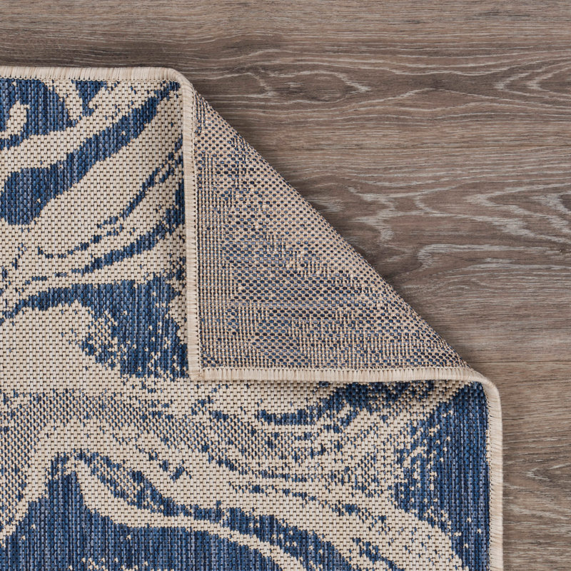 Tapis d'intérieur / extérieur tissé à la machine Ohiopyle, Rectangle 1 pi 10 po x 3 pi