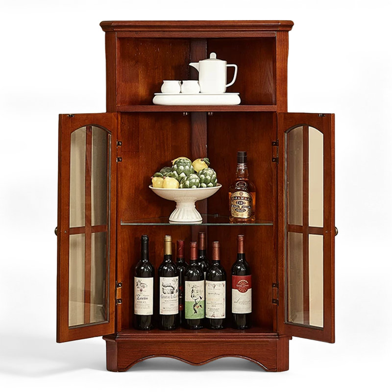 Armoire de coin Retro, Walnut