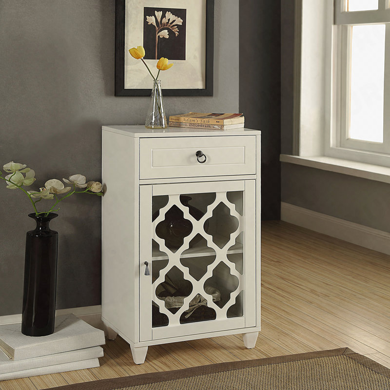 Accent Table, Ceara White Finish