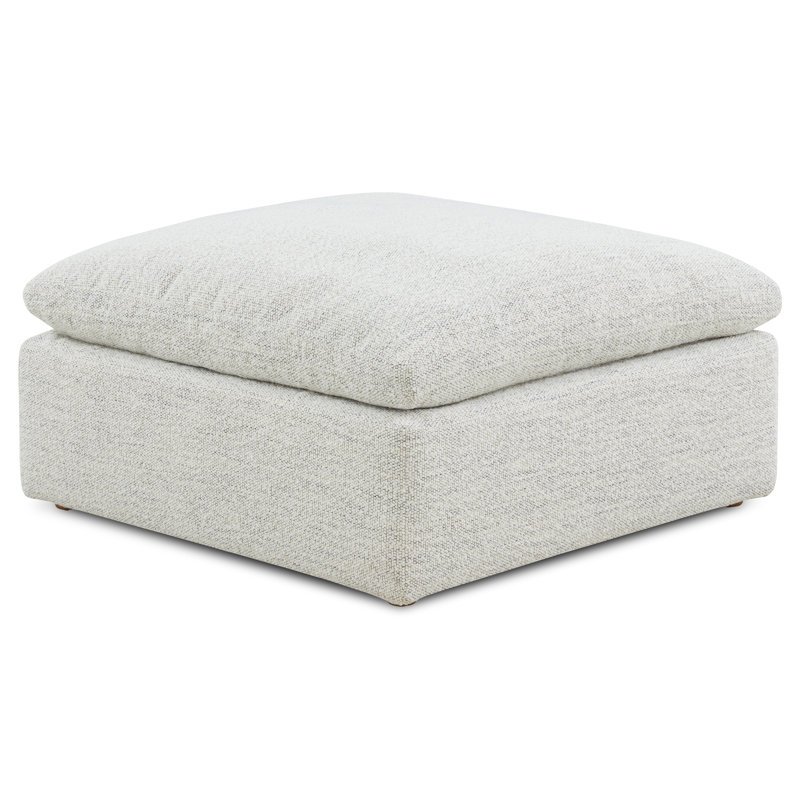 Armand Performance Fabric Ottoman, Light Gray Livesmart®