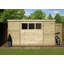 Shiplap Pent Wooden Shed-120960199