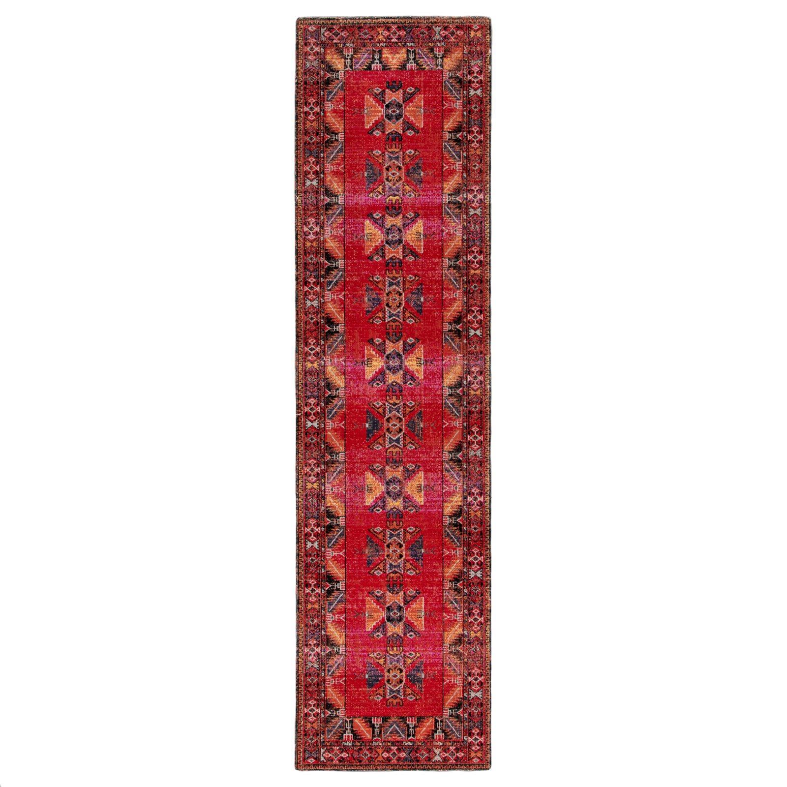 Halstead Multi Moroccan Outdoor Rug, Runner 2'8" x 10'