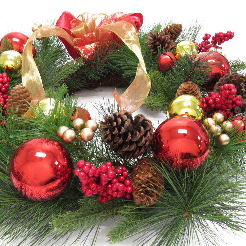 Couronne de Noël artificielle de Noël