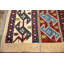 Tapis oriental tribal en laine noué à la main 3 pi 5 po x 4 pi 10 po