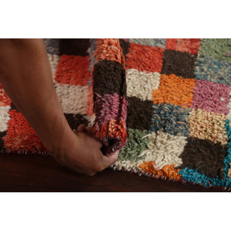 One-of-a-Kind 5'11'' X 9'11'' New Age Wool Area Rug in Multicolor