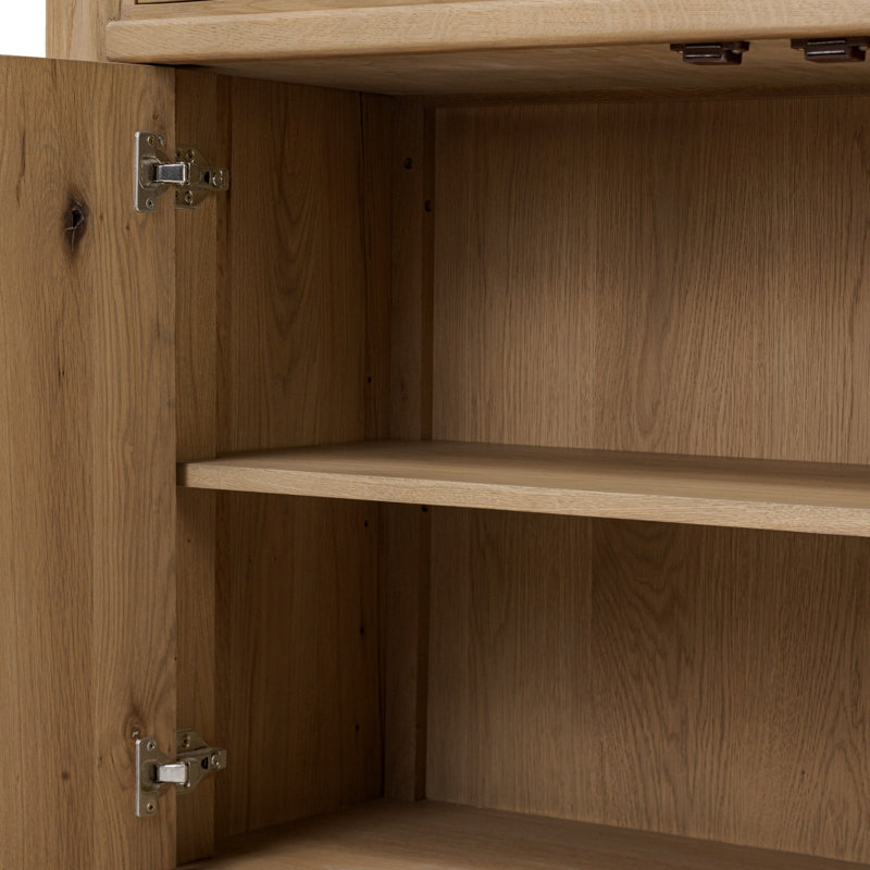 Fatima Kitchen Island-Aged Natural Oak