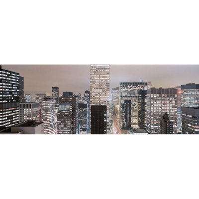 Panneau mural L 4,2 pi x l 145,2 po Skyscrapers Lights