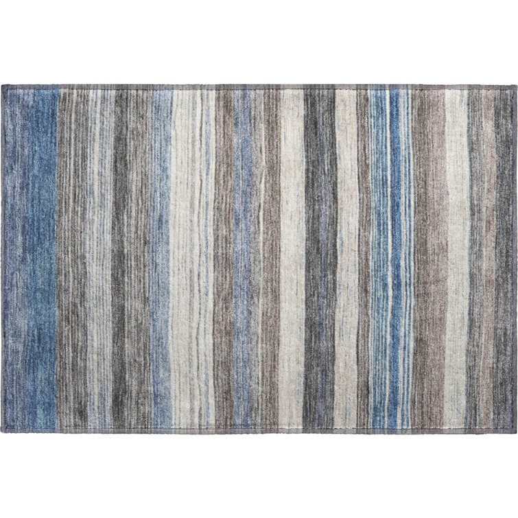 Premium Machine Washable Hedden AMF1703 Stripes Rug