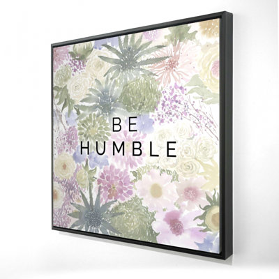 " Be Humble "