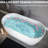 Glossy White 63" Freestanding Soaking Bathtub, Solid Surface Material, With Overflow And Pop - Up Drain, Ideal For A Spa Like Soak, Stone Resin, Good Heat Insulation Bathtub In White, Construction,
