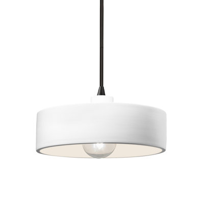 Colgate Single Light Ceramic Dimmable Pendant