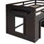 Lit mezzanine simple avec armoire et tablette-1486234526
