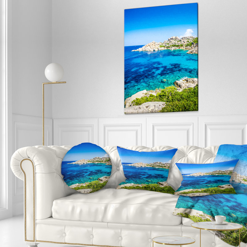 Coussin seascape océan avec coussin lombaire d’eau