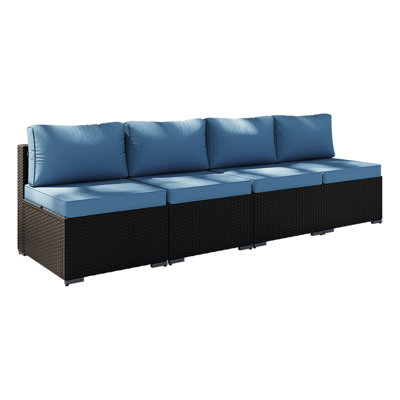 Patio Safo pour 4 personnes avec coussins