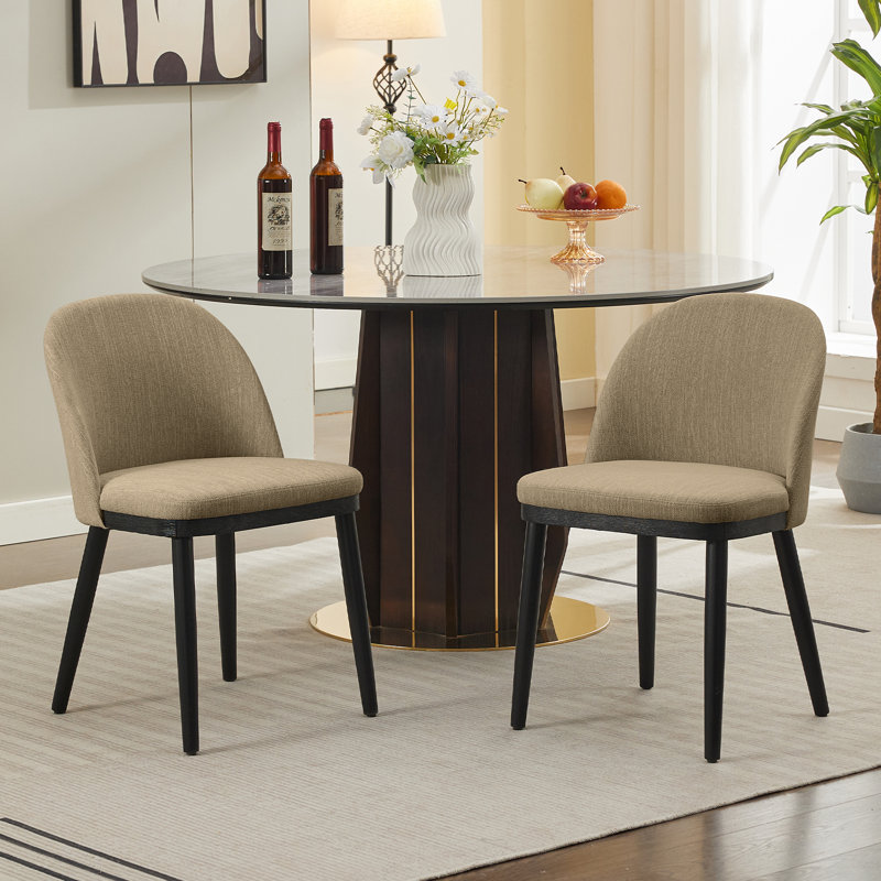 Upholstered Accent Chair, Khaki