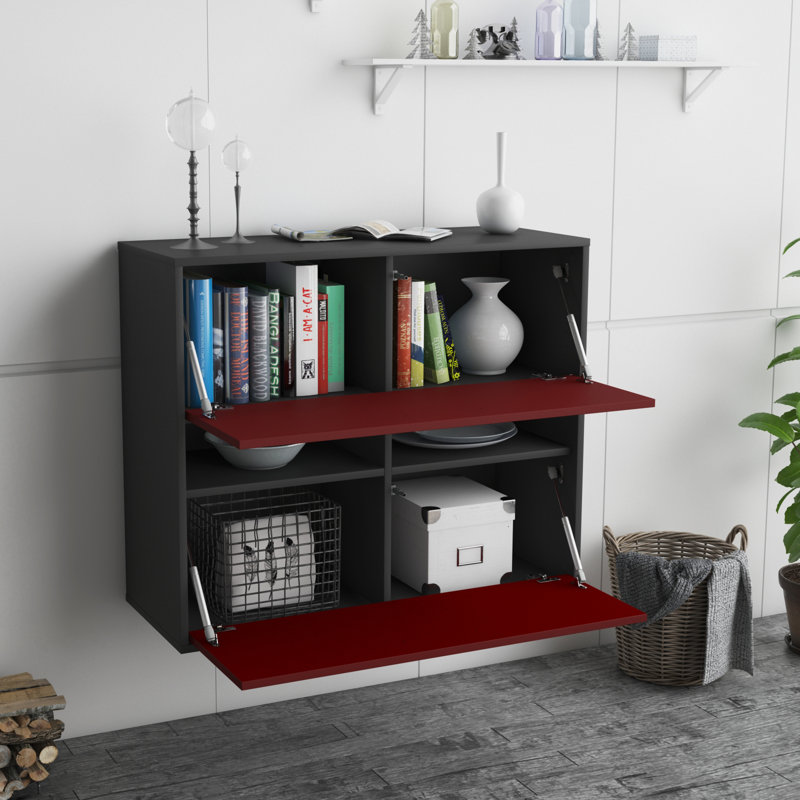 Royalton 92cm Sideboard, Red
