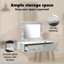 Dressing Table with Mirror