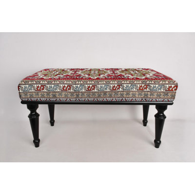 Banc Kilim Desing, banc à motif ethnique, banc repose-pieds, banc rembourré, banc tapis turc, banc Kilim, banc de décoration intérieure, banc fabriqué à la main