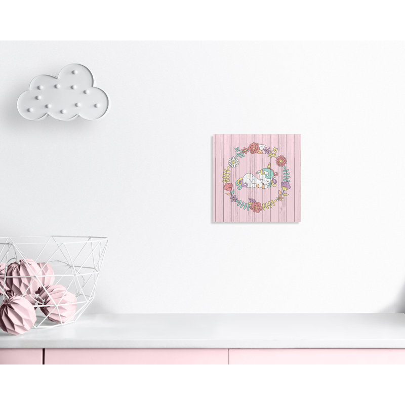 Décoration murale pour enfants, H 16 po x l 16 po x P 1,5 po, Toile