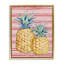 Cadre flottant ananas tropical brossé, design par Paul Brent-439650028-439650029