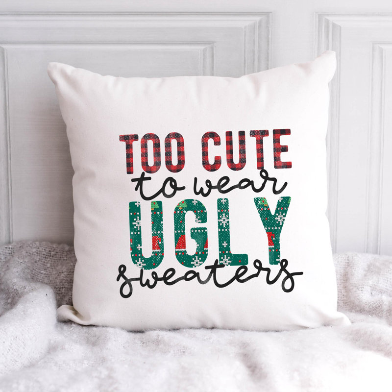 Noël - Coussin décoratif inclus, 18 po x 18 po