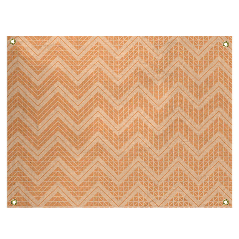 Tapisserie Stephenie, H 50 po x l 59 po, Orange clair