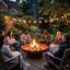 Round Wood Burning Smokeless Fire Pit-1367776096
