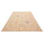Tapis ivoire moderne noué à la main One Of Kind Oushak 10 pi 1 po x 14 pi 0 po