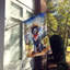 Drapeau Cowboy Welcome House-112699300