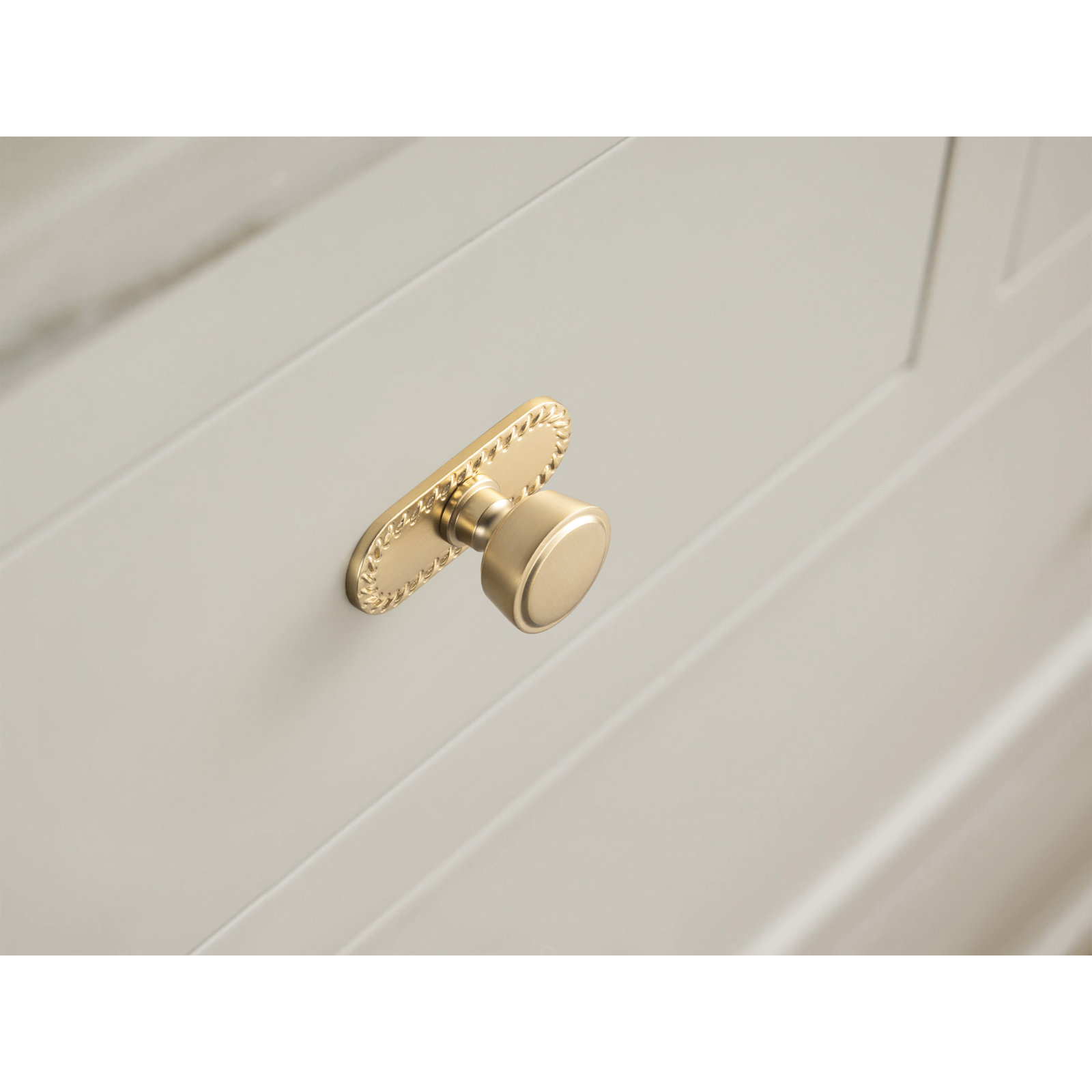 1.23" Diameter Mushroom Knob With Backplate(G016), Champagne Bronze