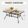 Argyri 6 - Person Metal Patio Dining Set with Rectangular Table