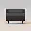 Table de chevet 2 tiroirs Mid-Century avec prises-1835726614
