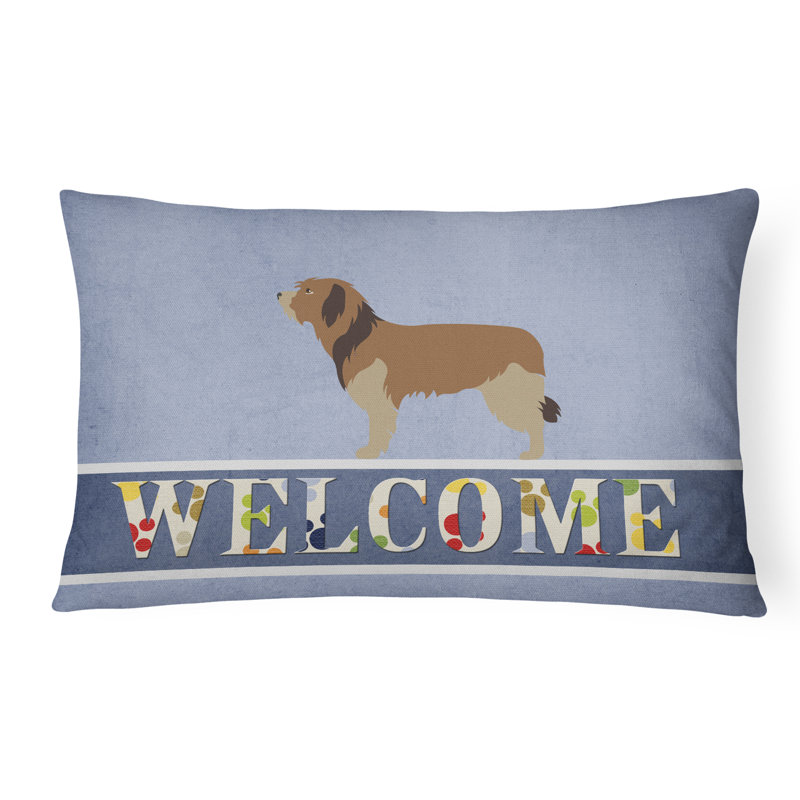  Coussin intérieur / extérieur Catalan Sheepdog Welcome