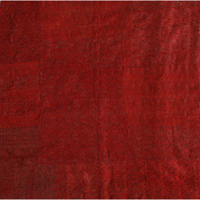 Tapis indien multicolore antique des années 1900