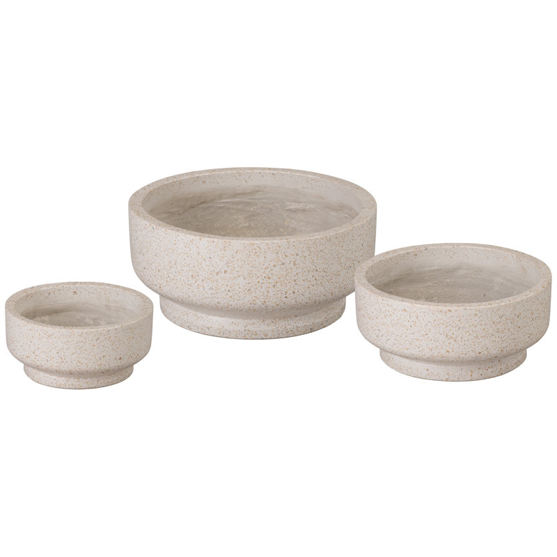 BOLS Terrazzo S / 3, jaune H 5,8,13 po