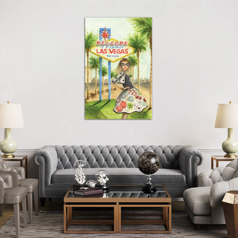 Day in the Desert Lucinda's Feelin Lucky 1 Piece Wrapped Canvas Wall Art, 152.4cm H x 101.6cm W x 3.81cm D