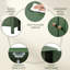 Armoire de salle de bain Forest Green