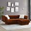 87.9Cm Wide Velvet Square Footstool Ottoman-144811649