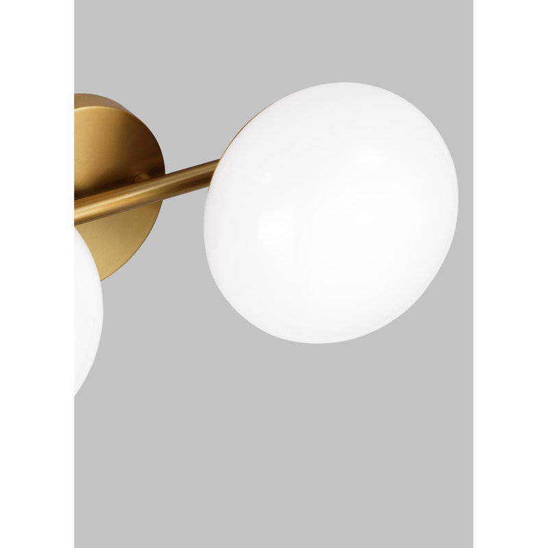 2 - Light Vanity Light, Burnished Brass