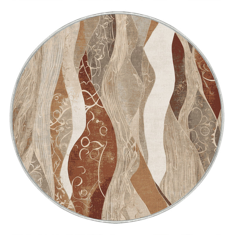 Soothing Crest Rug, Round 8'