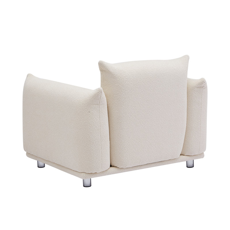 Canapé d'appoint Fidelia, Beige Fabric