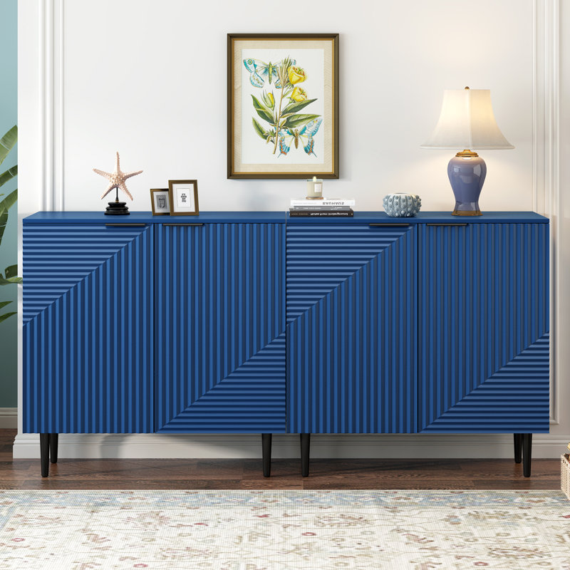 Armoire d'appoint Minimalist, Bleu