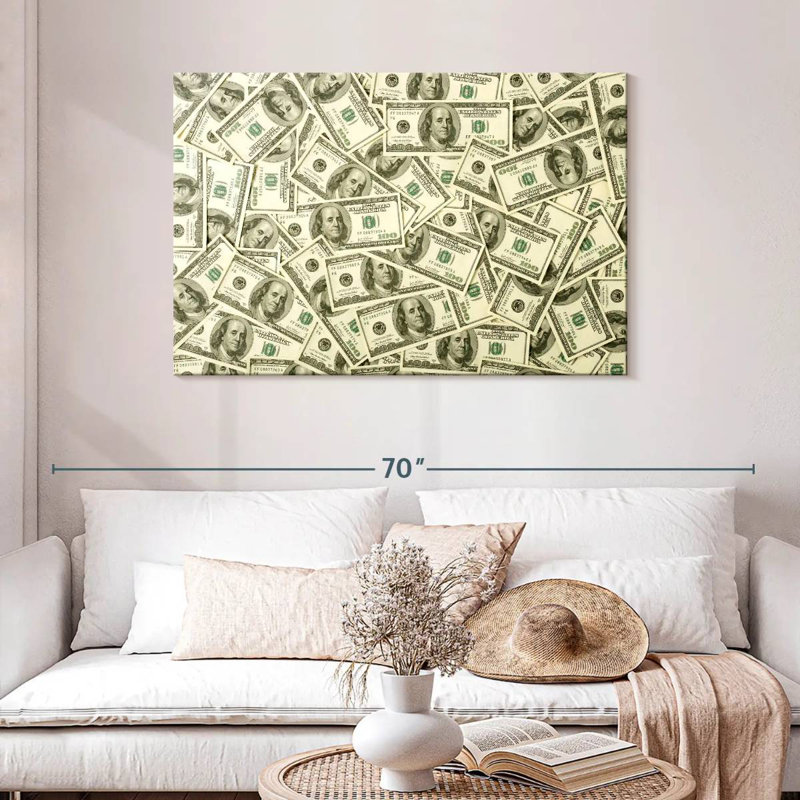 Billet de cent dollars Kerner, H 30 po x l 45 po