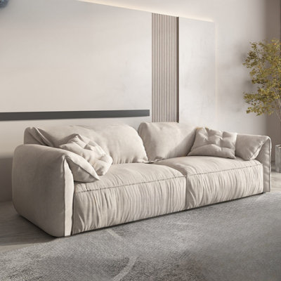 Minimalist Elephant Ear Tech Fabric Small Sofa