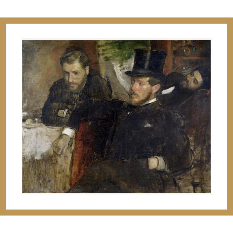 «Jeantaud Linet and Laine» par Edgar Degas, impression giclée encadrée, 33.5" H x 39.42" W