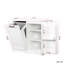 Freestanding Laundry Cabinet With Hamper And Shelf