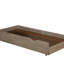 Full Size Trundle Bed In Transitional Style, Gray Wood Tone, Solid Rubber With Trundle, Warm Color, Construction