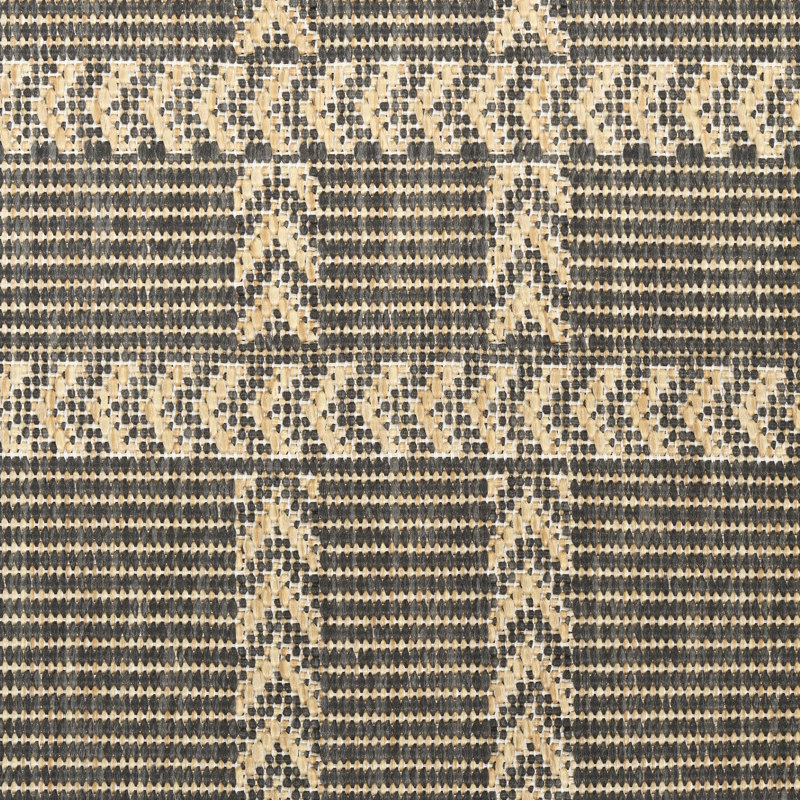 Alibay Plaid Indoor / Outdoor Area Rug, Rectangle 12'8" x 17'9"