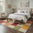 Tessera Checkered Machine Washable Pink / Beige / Yellow / Green Indoor Area Rug with Non-Slip Backing-353549033