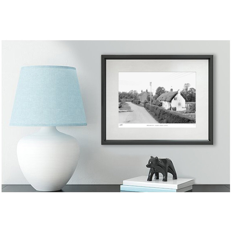 Bramley, Lane End C1955 by Francis Frith - Single Picture Frame Print, 28cm H x 36cm W x 2.3cm D